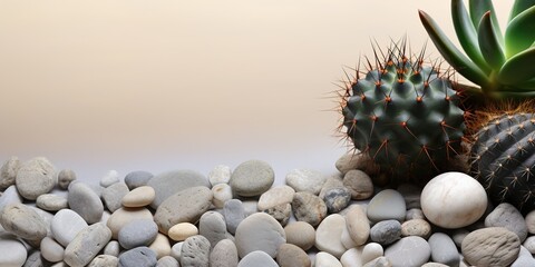 Fototapeta premium cactus on the beach