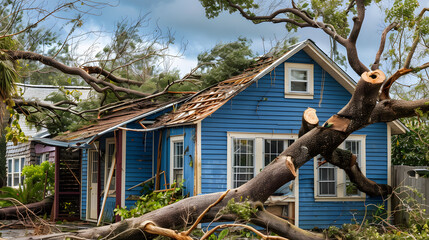 Tree Damage After Storm - Get Your Home Insured Today