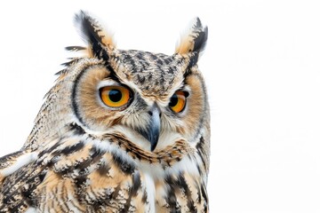Obraz premium owl isolated on white background