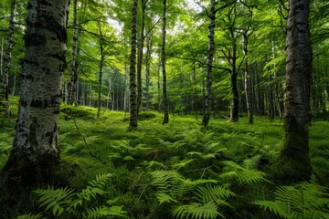 Obraz premium PNG Outdoors woodland nature forest.