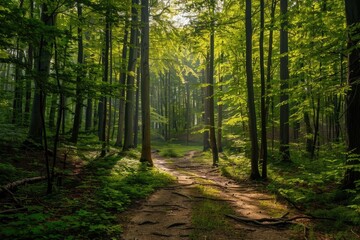 Obraz premium PNG Outdoors woodland nature forest.