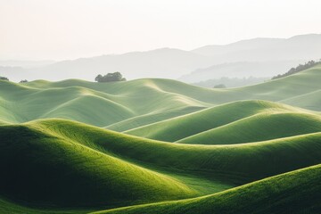 Rolling hills landscape photography capturing the natural beauty of undulating hills and lush valleys