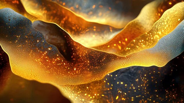 Title Golden Glowing Dots on Wavy Textured Surface

Suitable for backgrounds, abstract designs, digital art projects, luxury branding, technology concepts, energy themes, and festive illustrations.