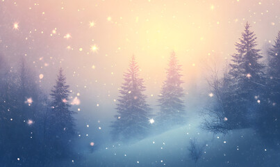 Naklejka premium Christmas and New Year-themed graphic background