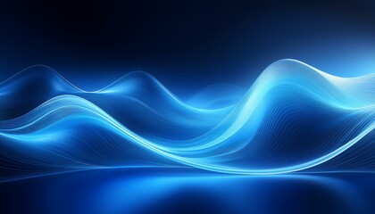 Colorful abstract wave technology background with blue light digital effect corporate concept. Technology digital Waves background banner background concept