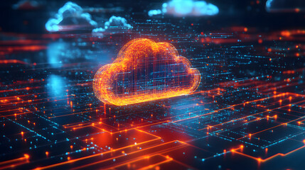 Global Metaverse Connectivity, Advanced cloud technology enabling seamless information exchange, shaping future telecommunications and business trends