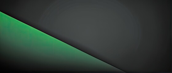 Abstract Green and Black Geometric Design