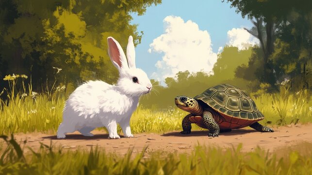 Turtle Loves Rabbit Rabbit And Turtle Images – Browse 21,644 Stock Photos, Vectors, and ...