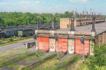 Old railway shed