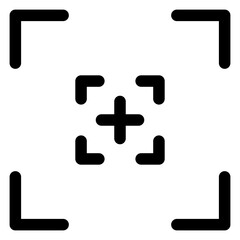 Fototapeta premium camera focus icon