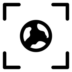Fototapeta premium earth picture icon