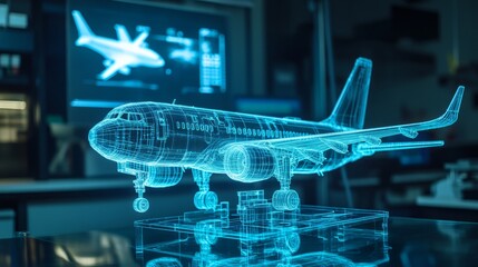 Holographic Airplane Model