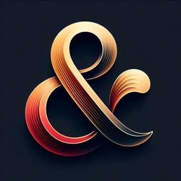 & logo, and icon, ampersand-shaped logos: symbolizing connection and collaboration