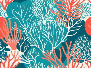 abstract Colorful minimalist branch background