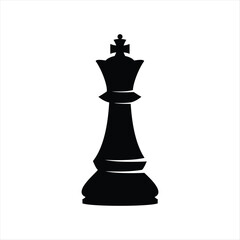 Fototapeta premium Chess Piece icon design vector template