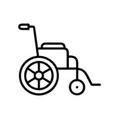 wheelchair Silhouette Icon - Transparent Background Clip art and vector