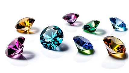 Fototapeta premium rainbow diamond gem