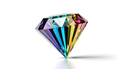 rainbow diamond gem