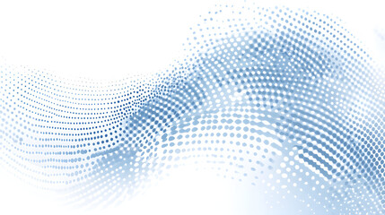 Blue and White Waves Business Banner
