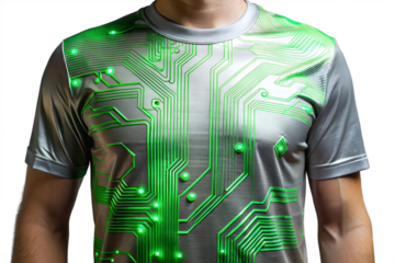 Realistic creative colorful t-shirt or 3D Mockup of a Hanging T-Shirt on a Realistic Background