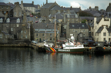 ville, port, Lerwick, Iles Shetland, Ecosse, Grande Bretagne