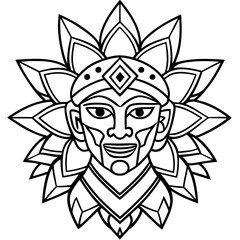 neo tribal art pattern