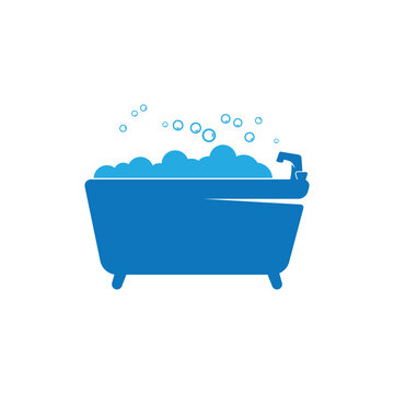 recommend clip art: Bathtub logo Icon Vector Template Illustration