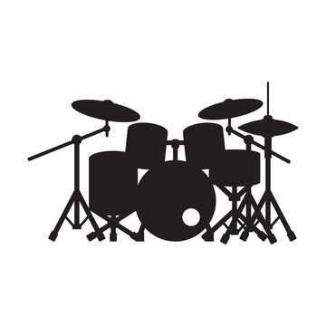 Drum music instrument icon vector illustration