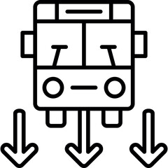 Bus Lane Icon