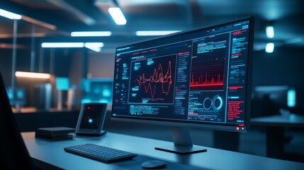 High-Tech Data Analysis Station