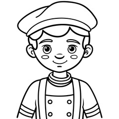 painter boy kid wearing career job costume