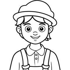 painter boy kid wearing career job costume