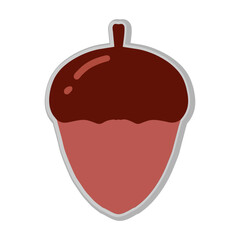 Acorn fruit icon