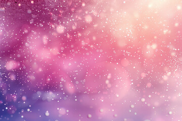 Fototapeta premium Cute Pink Gradient Snowflakes