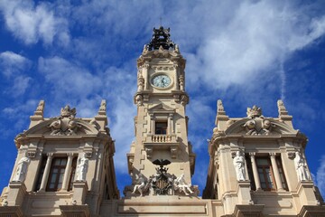 Town Hall in Valencia, Spain