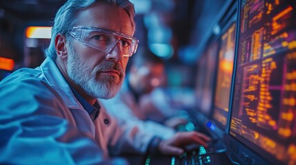 A team of IT professionals works on computers, emphasizing the critical role of technology and information labor.