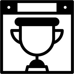 Vector Icon Trophy, Award, Cup, Soccer Cup, Achievement