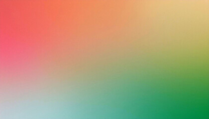 Naklejka premium Abstract Colorful Gradient Background - Pink, Orange, Green, Teal, Yellow