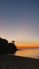 Fototapeta premium sunset at the beach