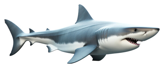 Fototapeta premium PNG Shark animal fish transparent background