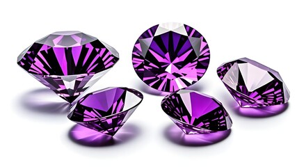 Fototapeta premium purple diamond gem