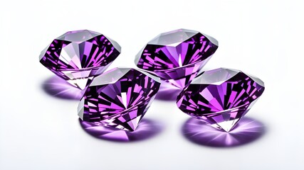 Fototapeta premium purple diamond gem