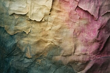 Old fabric texture, with pilled fibers and faded colors, evoking a vintage feel
