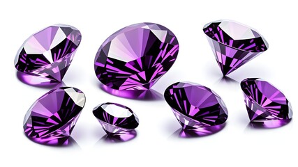 Fototapeta premium purple diamond gem