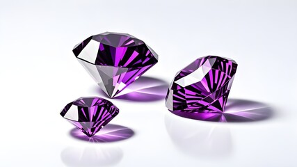 Fototapeta premium purple diamond gem