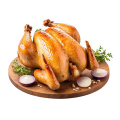 Roasted Chicken PNG isolated on Transparent background