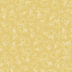 Abstract floral pattern perfect for textile design,