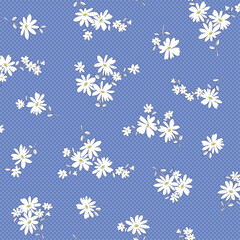 Abstract floral pattern perfect for textile design,
