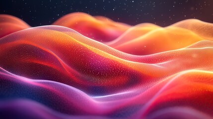 Obraz premium An abstract background of flowing lines and waves, symbolizing future technology concepts.