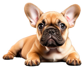 Fototapeta premium PNG Puppy dog portrait bulldog.